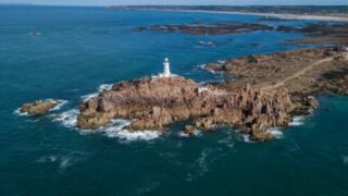 Le phare de la Corbière, Jersey
